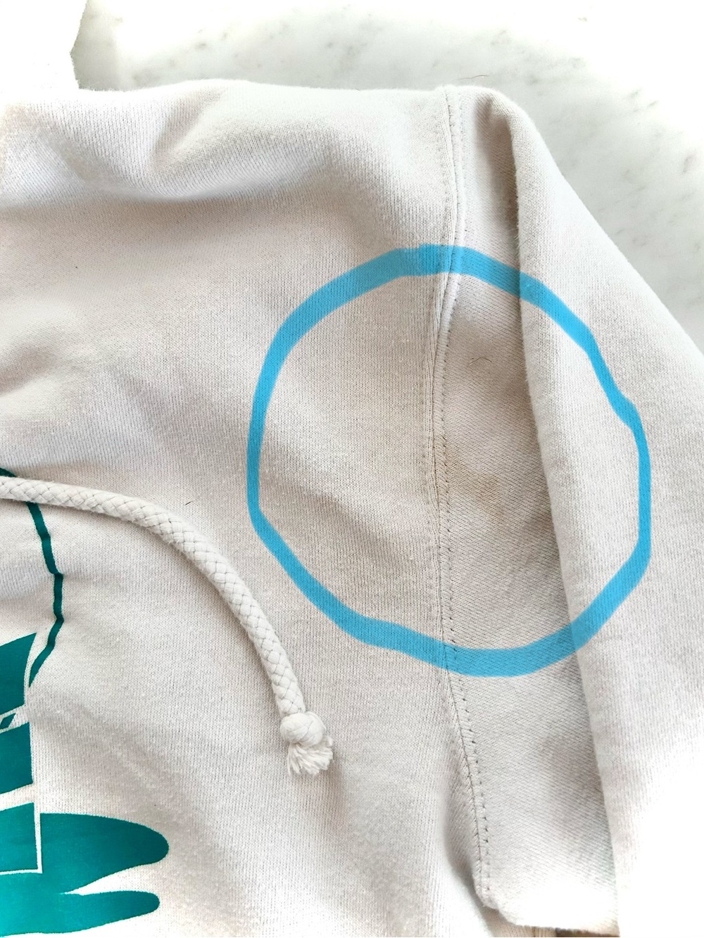 Hamptons Neptune Beach Club white hoodie- Hampton Bays, NY - Picture 6 of 7
